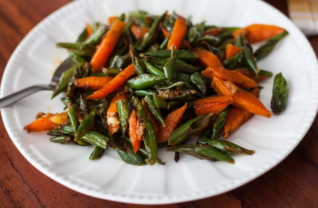 Carrot and Green Bean Stir Fry