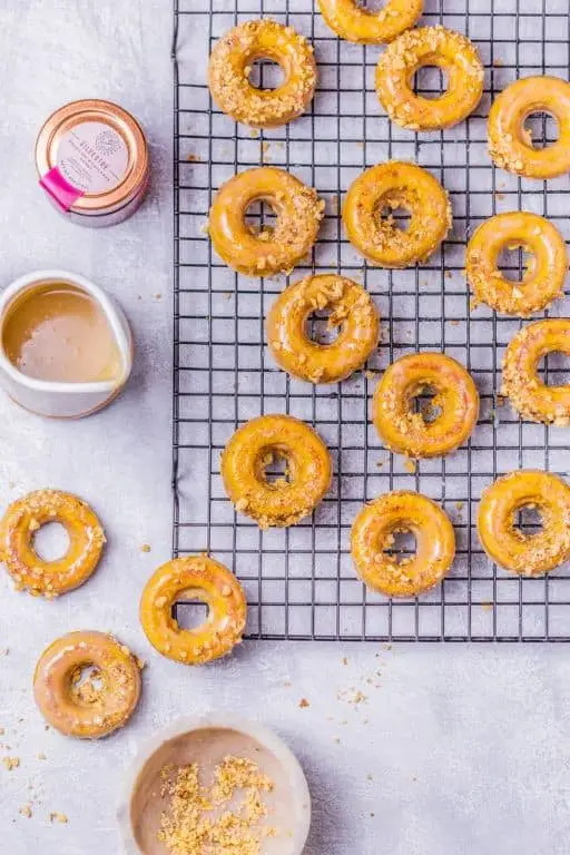 Carrot and Honey Glazed Donuts
