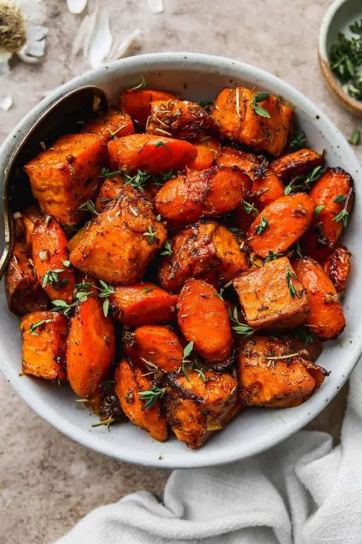 Carrot and Sweet Potato Saute
