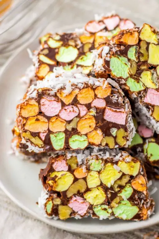 Cathedral Window Layered Brownies