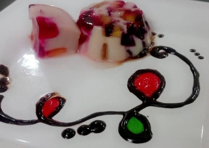 Cathedral Window Panna Cotta