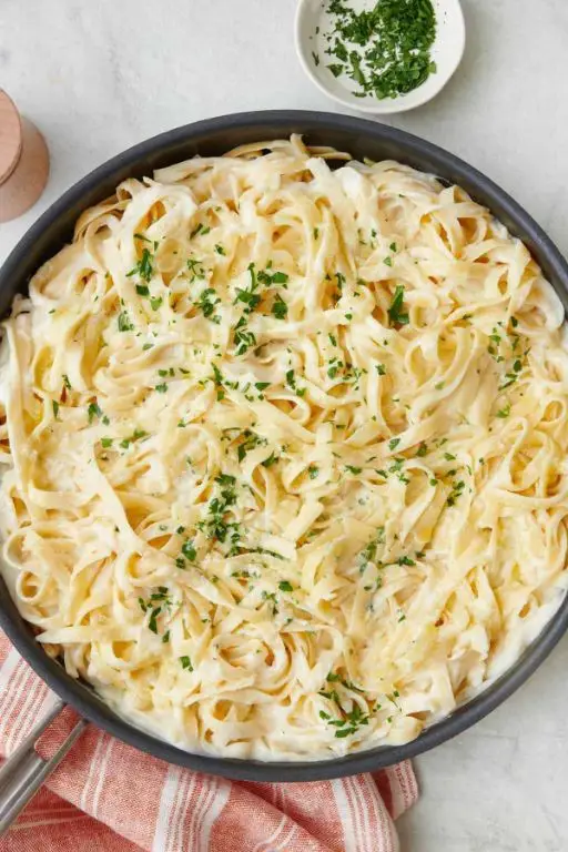 Cauliflower Head Alfredo Pasta