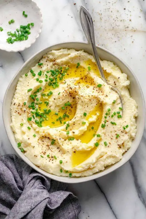 Cauliflower Head Mashed Potatoes