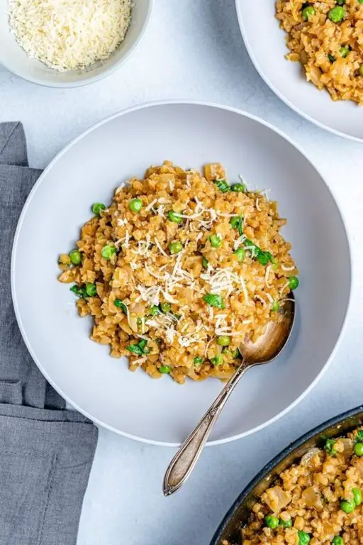 Cauliflower Rice Risotto