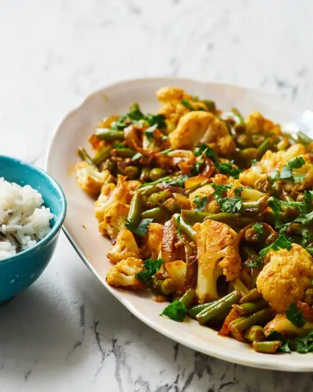 Cauliflower and Green Bean Medley