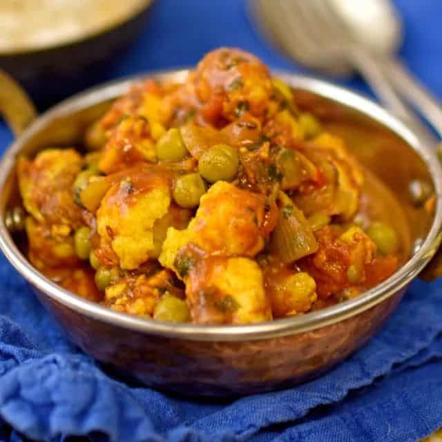 Cauliflower and Paneer Curry