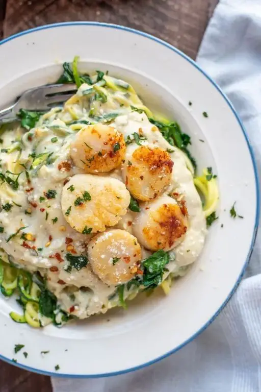 Cauliflower and Spinach Alfredo