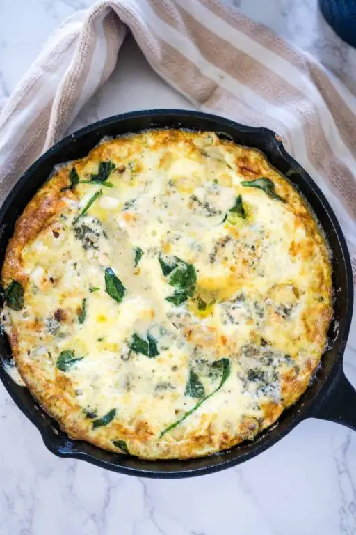 Cauliflower and Spinach Frittata