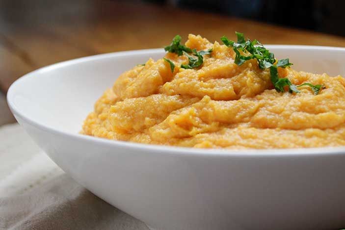Cauliflower and Sweet Potato Mash