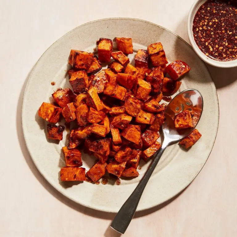 Cayenne Pepper Roasted Sweet Potatoes