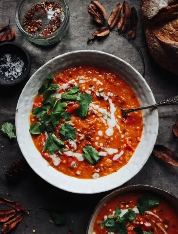 Cayenne Pepper Spiced Lentil Soup