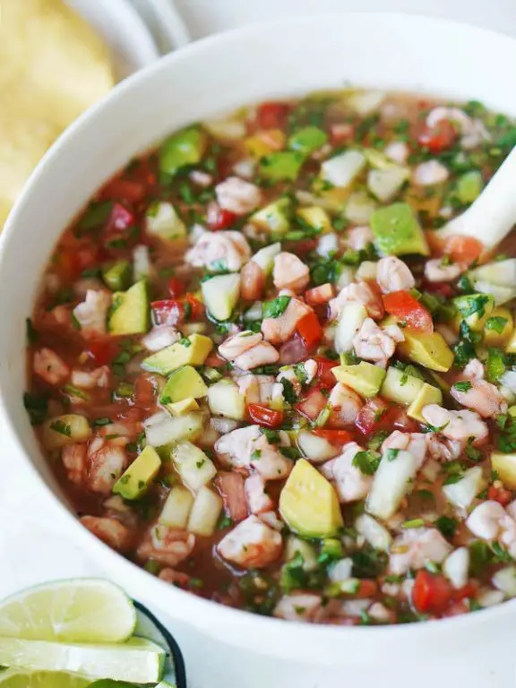 Ceviche de camarón