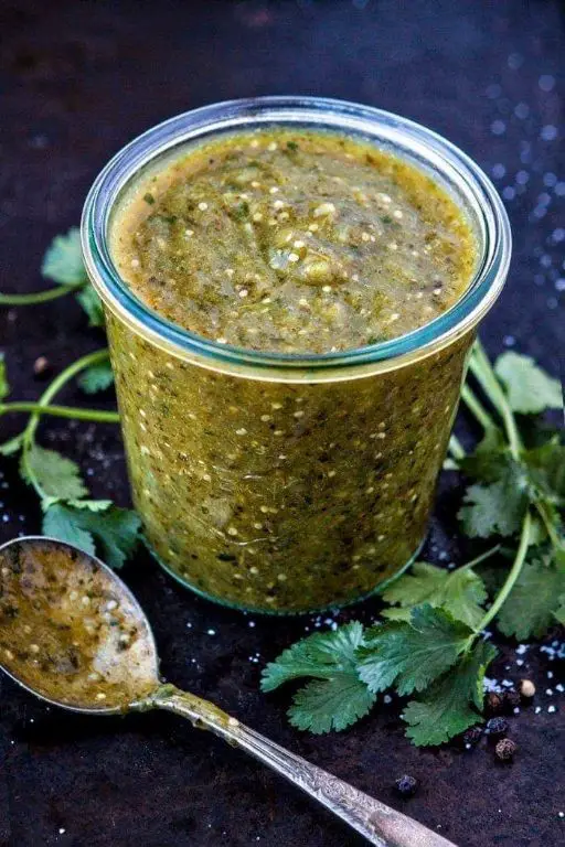 Charred Poblano Salsa Verde