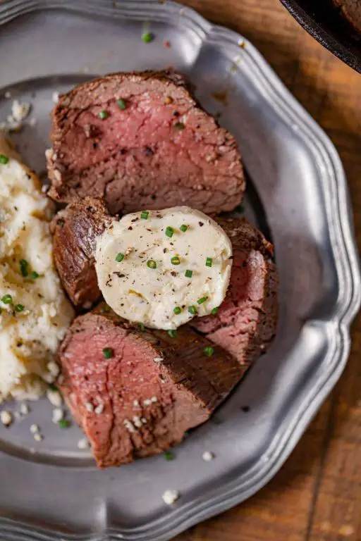 Chateaubriand with Blue Cheese Butter