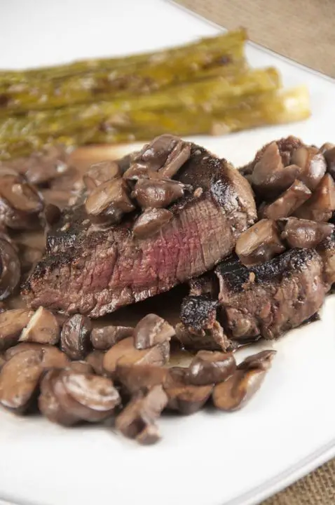Chateaubriand with Wild Mushroom Ragout