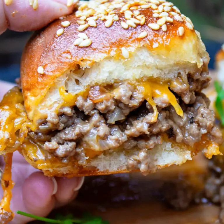 Cheeseburger Hawaiian Roll Sliders