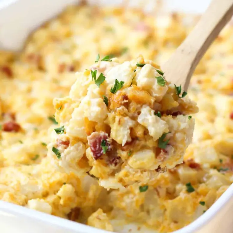 Cheesy Bacon Nibbles Potatoes Casserole