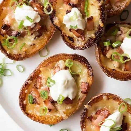 Cheesy Bacon Potato Skins