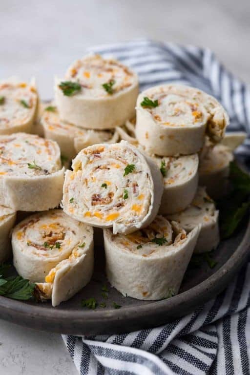 Cheesy Bacon Ranch Chicken Pinwheels