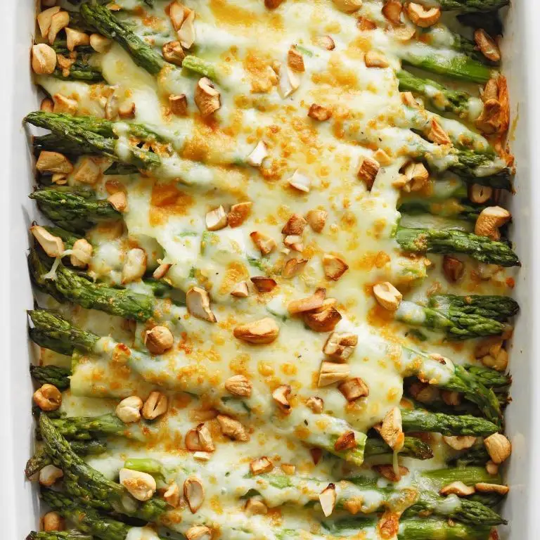 Cheesy Baked Asparagus Casserole