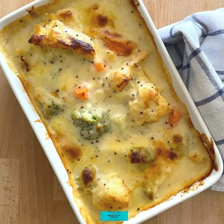 Cheesy Baked Mixed Vegetables Casserole