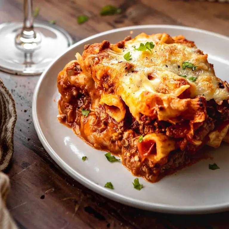 Cheesy Beef Pasta Bake