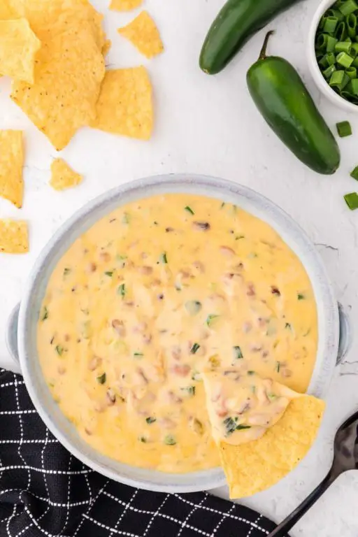 Cheesy Black Eye Pea Dip with Cheddar