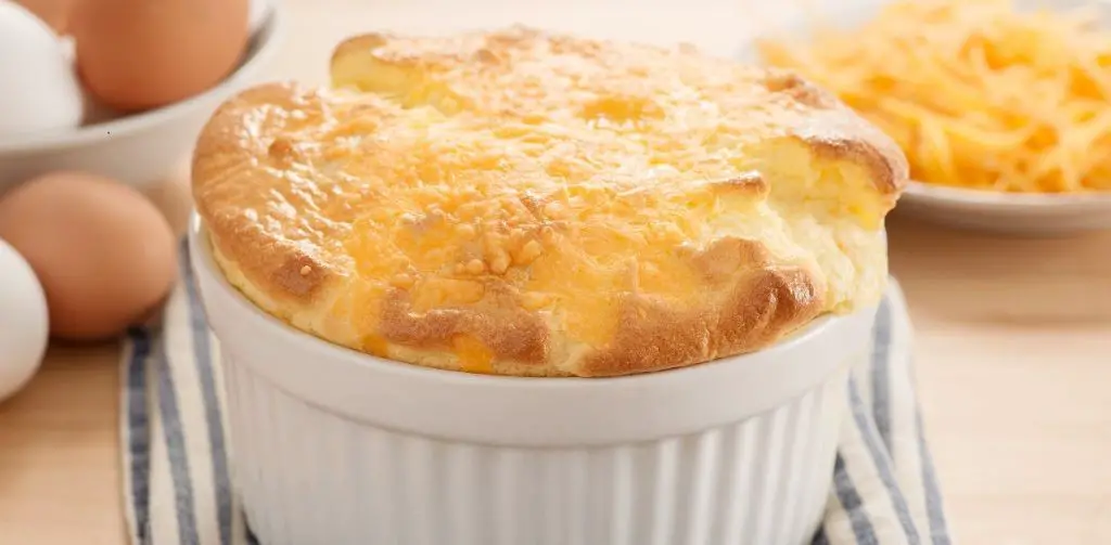 Cheesy Bread Soufflé
