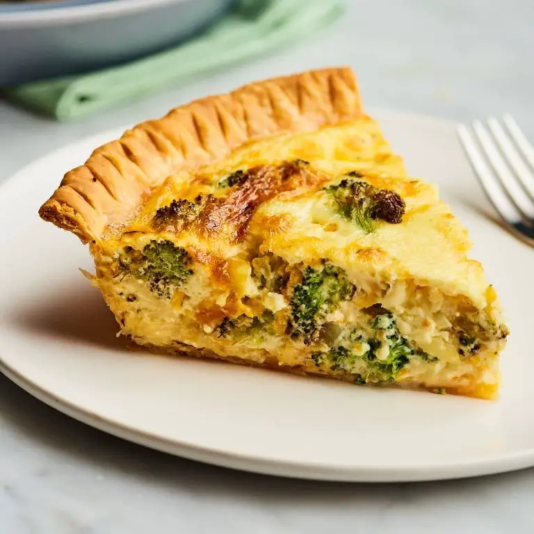 Cheesy Broccoli Quiche
