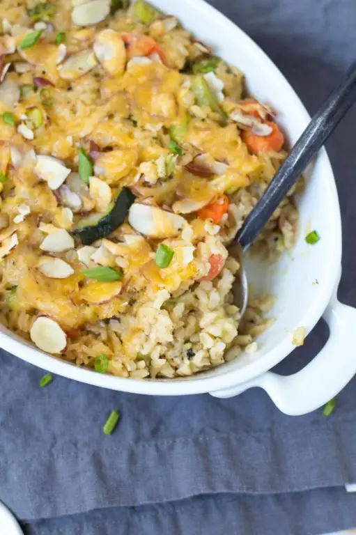 Cheesy Brown Rice Casserole