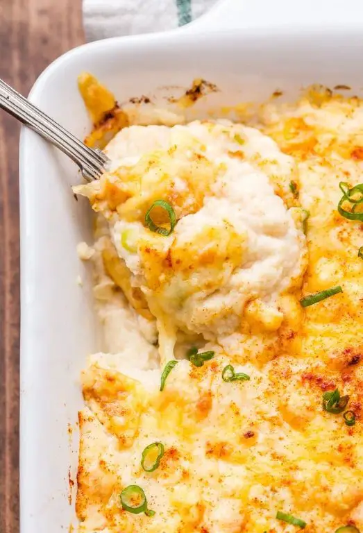 Cheesy Cauliflower Casserole