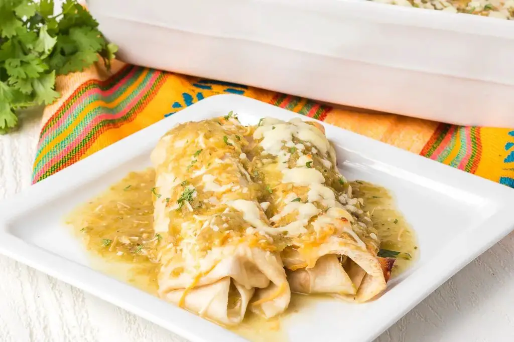 Cheesy Chicken Enchiladas