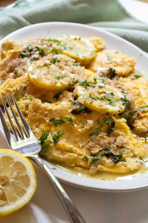 Cheesy Chicken Francese Casserole