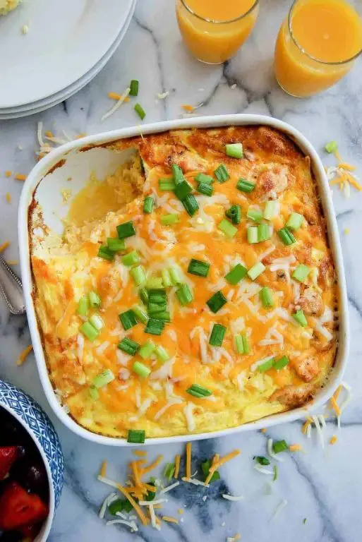 Cheesy Chicken and Hash Brown Casserole