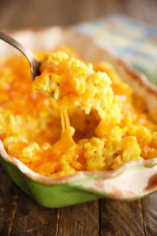 Cheesy Corn and Rice Casserole