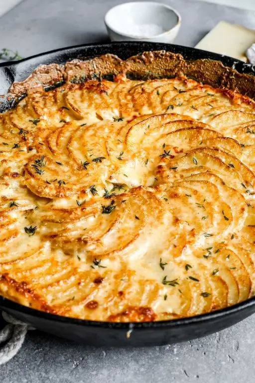 Cheesy Crispy Potato Gratin