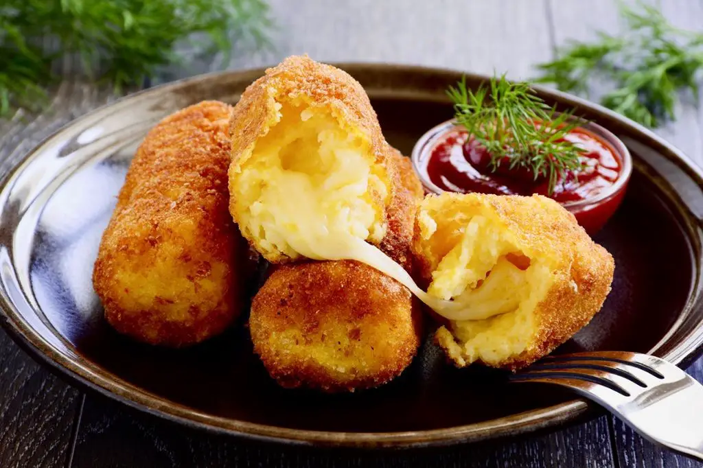 Cheesy Italian Potato Croquettes