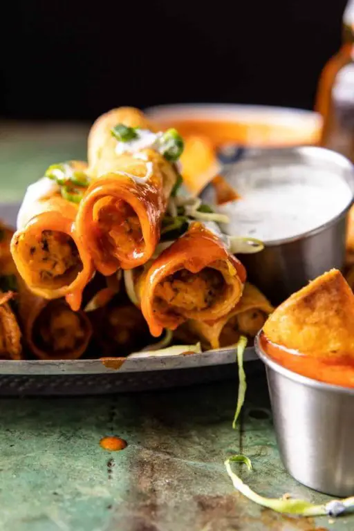 Cheesy Jalapeño Chicken Taquitos