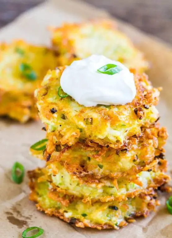 Cheesy Potato Pancakes