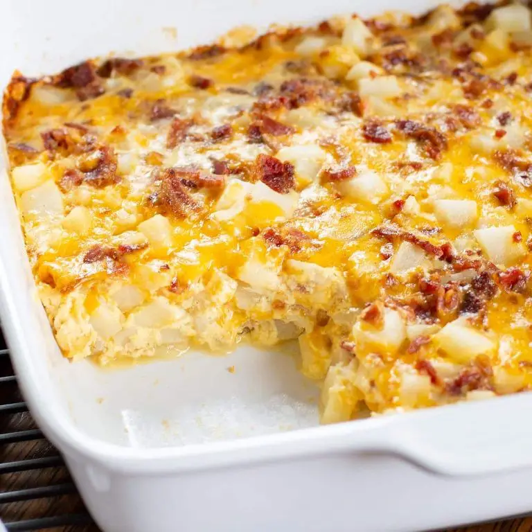 Cheesy Potato and Bacon Casserole