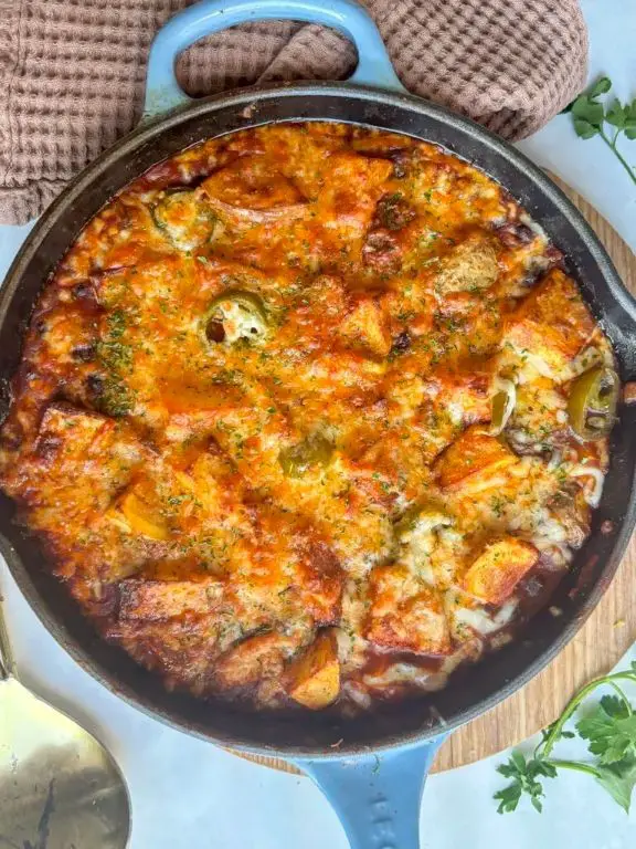 Cheesy Potato and Bean Casserole