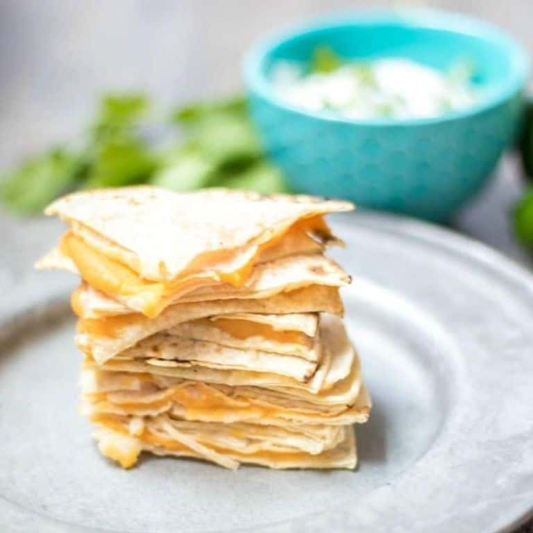 Cheesy Quesadillas with Hidden Veggies
