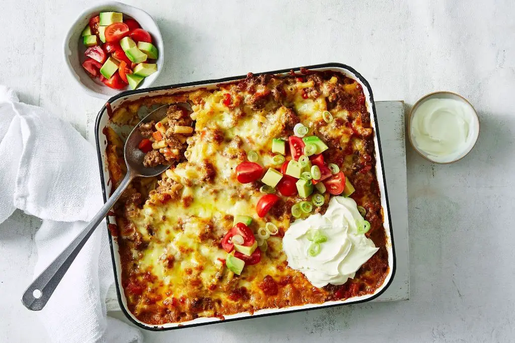 Cheesy Taco Pasta Bake