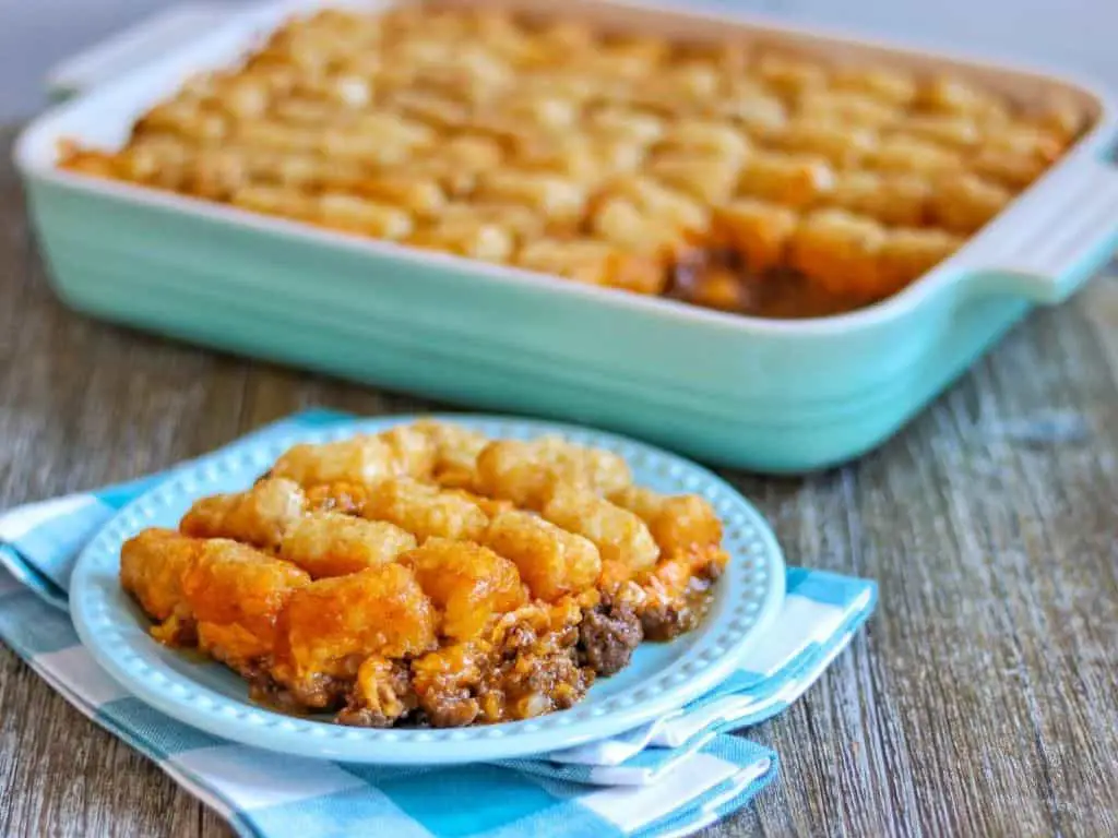 Cheesy Tater Tot Casserole