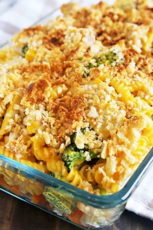 Cheesy Turkey Pasta Casserole