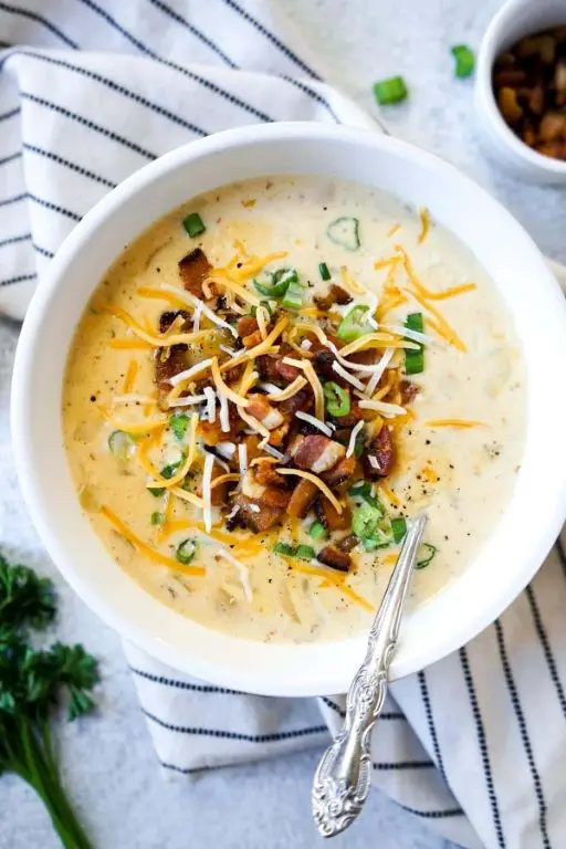 Cheesy Velveeta Potato Soup