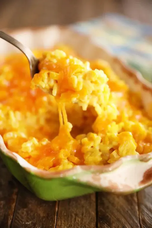 Cheesy Yellow Rice Casserole