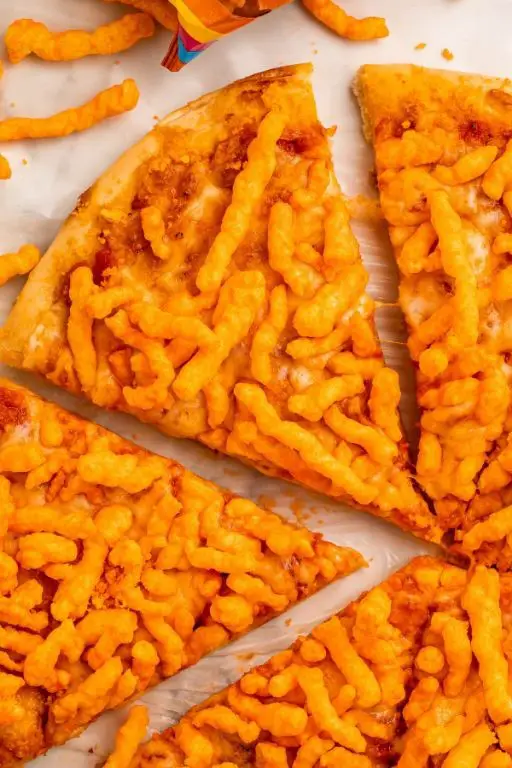 Cheetos-Covered Pizza Bites