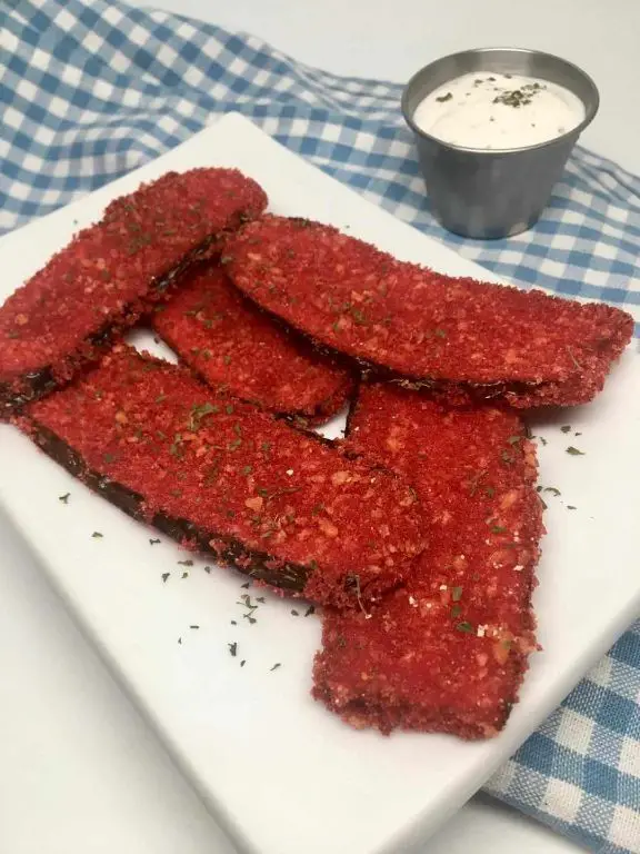 Cheetos-Crusted Fried Pickles
