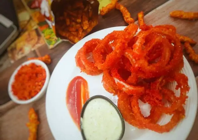 Cheetos-Crusted Onion Rings